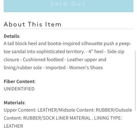 Caslon Peep Toe Heels / Sandals - Picture 11 of 12